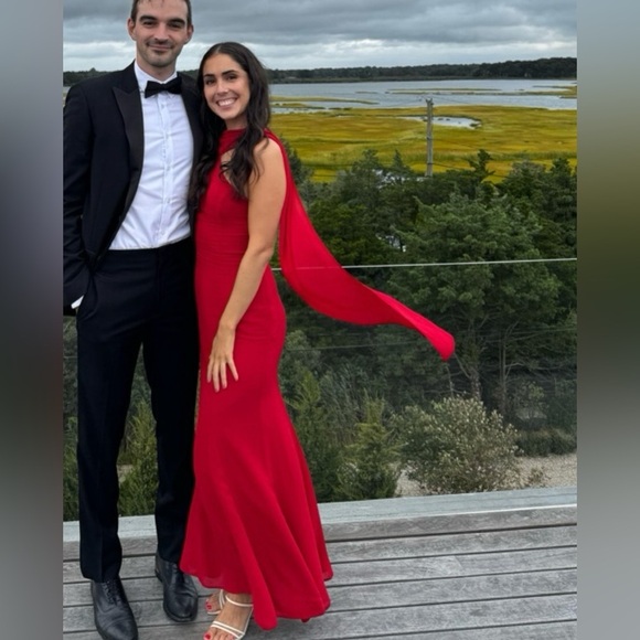 REFORMATION NWT Rosalynn Red Dress 4 - Picture 6 of 12